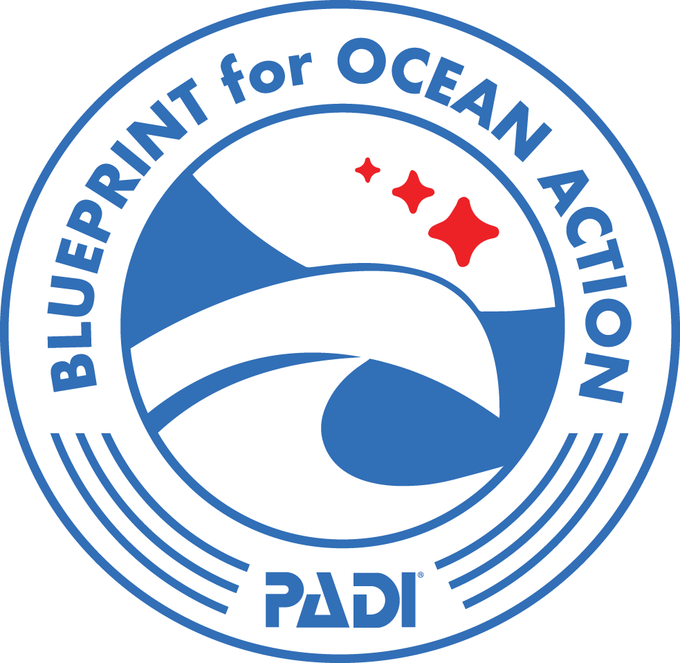 PADI Blueprint for Ocean Action logo