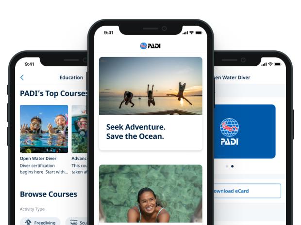 Download the PADI App