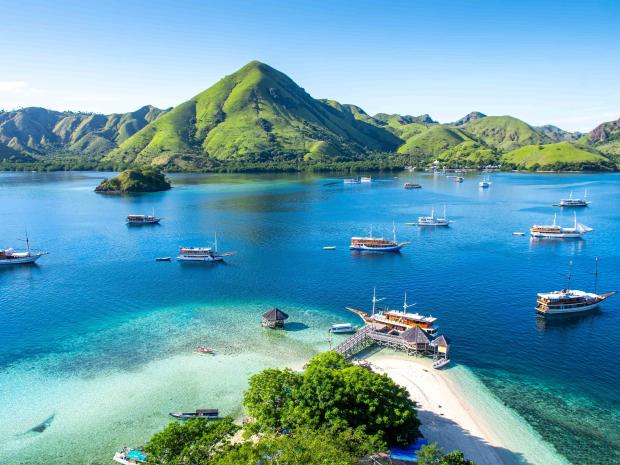 portrait of an island resort